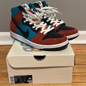 (USED) Nike SB Dunk Hi ‘Dior Greenwood’ Size 9.5